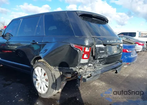 2017 Land Rover Range Rover 5.0L V8 Supercharged z USA, uszkodzony, nr VIN SALGS5FE1HA351703